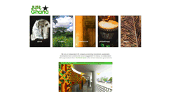 Desktop Screenshot of just-ghana.com